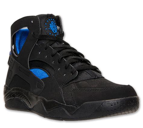 black and blue huaraches